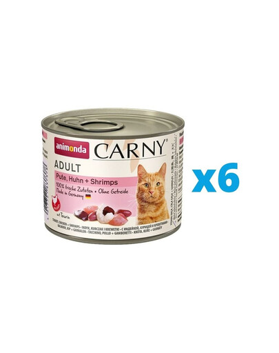 ANIMONDA Carny Adult karma dla kota puszka 6 x 200g