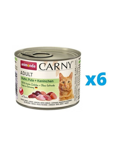 ANIMONDA Carny Adult karma dla kota puszka 6 x 200g