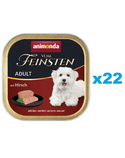 ANIMONDA Vom Feinsten Adult z jeleniem 22x150 g
