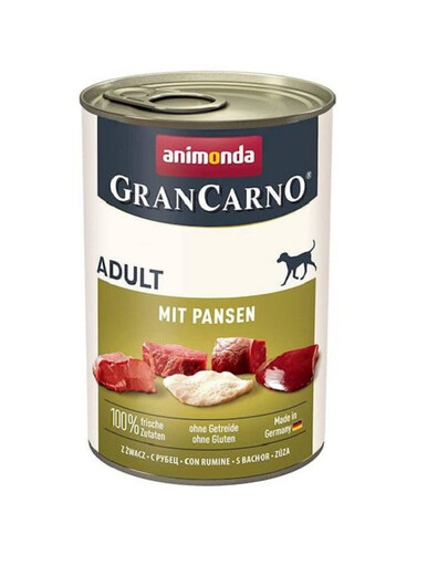 ANIMONDA Grancarno 400 g bezzbożowa puszka dla psa