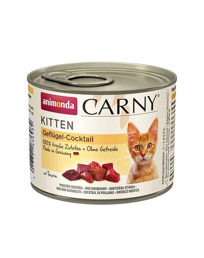Carny Puszka Kitten Koktajl Drobiowy 200 g