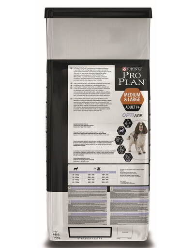 PRO PLAN Medium large adult 7+ 14 kg