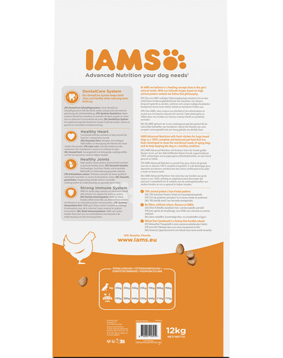 IAMS For Vitality Senior Large Breed Chicken 12 kg