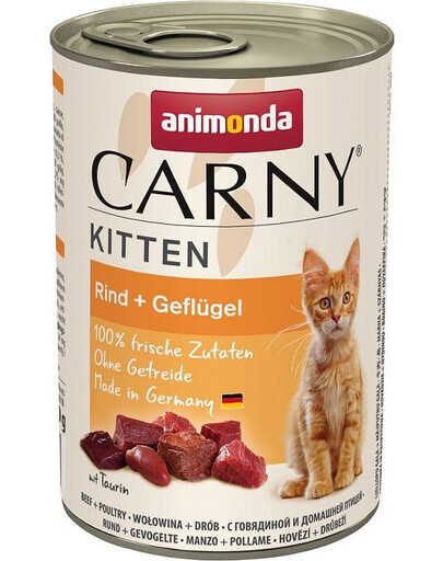Carny Puszka Kitten Koktajl Drobiowy 400 g