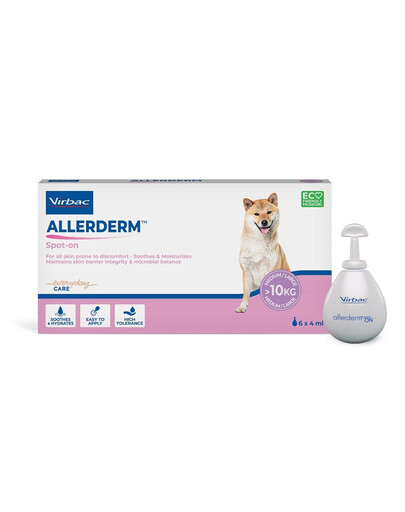 VIRBAC Allederm Spot-on 4 ml dla średnich i dużych psów (>10 kg) x 6 pipet
