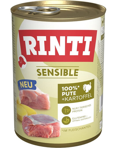 RINTI Sensible Morčacie mäso so zemiakmi 400g