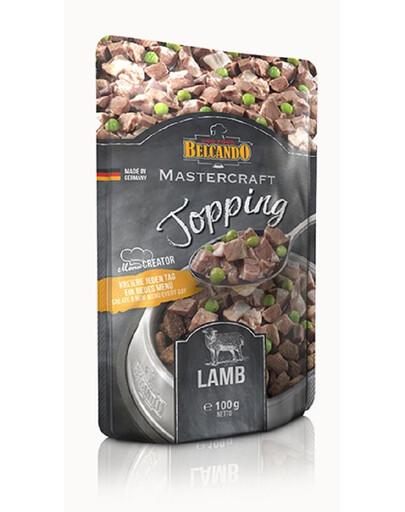 BELCANDO Mastercraft Topping Jagnięcina z Groszkiem 24x100 g