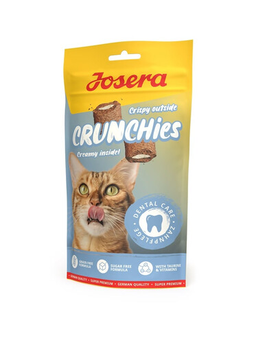 JOSERA Crunchies Dental 60 g Chrumkavé maškrty pre mačky na zuby