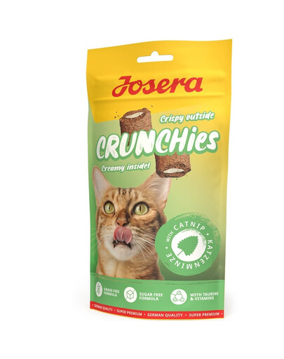 JOSERA Crunchies 60 g Chrumkavé maškrty s catnipom pre mačky