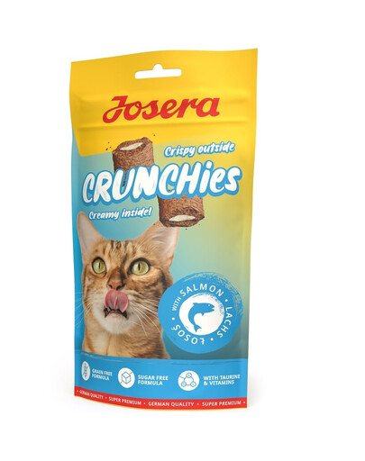 JOSERA Crunchies with Salmon 60 g Chrumkavé maškrty s lososom pre mačky
