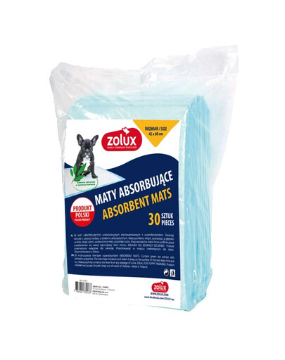 ZOLUX ultra absorbent - vysoko absorpčné podložky pre šteňatá 45 x 60 cm 30 ks
