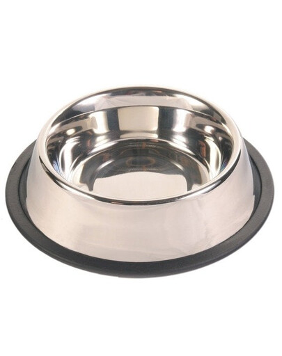 TRIXIE Kovová miska pre psov s gumovým dnom 1,8 l