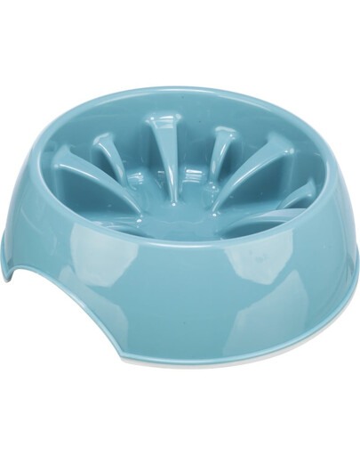 TRIXIE Slow Feeding Pomaly sa pohybujúca plastová miska pre psy alebo mačky 300 ml