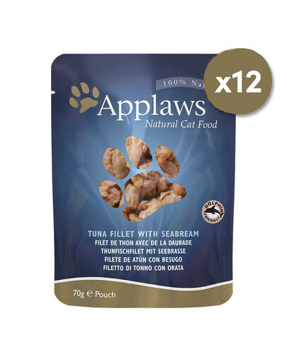 Applaws Pouch saszetki w bulionie 12 x 70 g