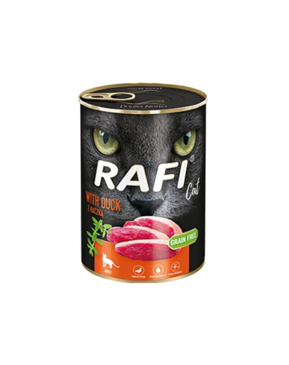 RAFI Cat adult z kaczką 400 g dla dorosłych kotów