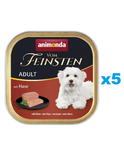 ANIMONDA Vom Feinsten Forest zestaw z królikiem 5 x 150 g