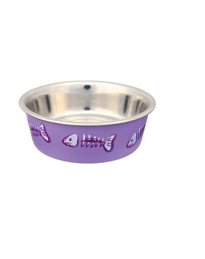 Miska metalowa z plastikową powłoką 0.3 l / 12 cm