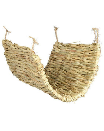 Mata z trawy dla królika. kosztaniczek. 40 x 28 cm