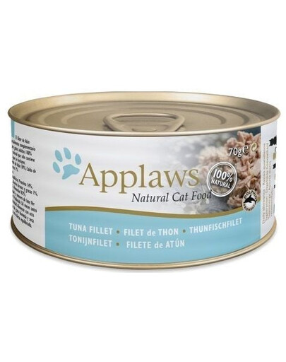 APPLAWS Puszki w bulionie dla kota 72 x 70 g