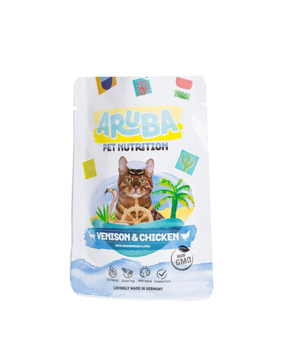 ARUBA Cat Koza, dynia, cukinia i spirulina 70 g