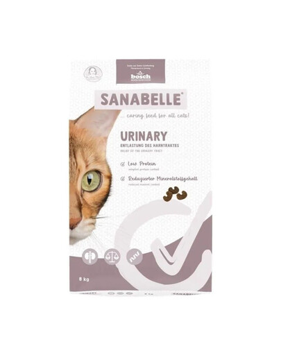 SANABELLE Urinary 8 kg Krmivo pre mačky s citlivým močovým systémom