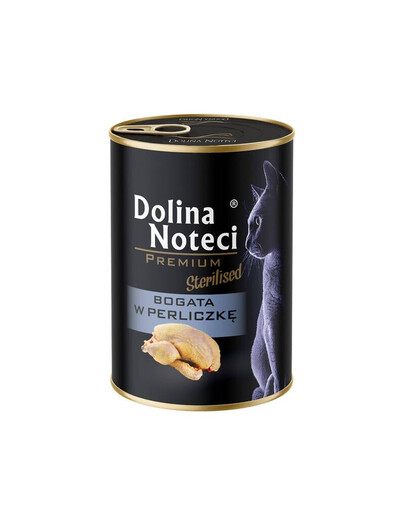 DOLINA NOTECI Premium Sterilised Bohatá na perličku pre mačky po sterilizácii 400 g