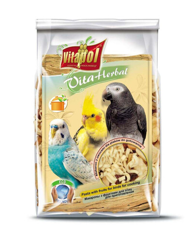 MAKARON Z OWOCAMI DO GOTOWANIA DLA PTAKóW 130g