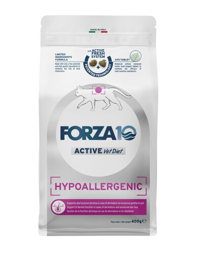 FORZA 10 Hypoallergenic Active Cat hypoalergénne krmivo pre mačky 400 g