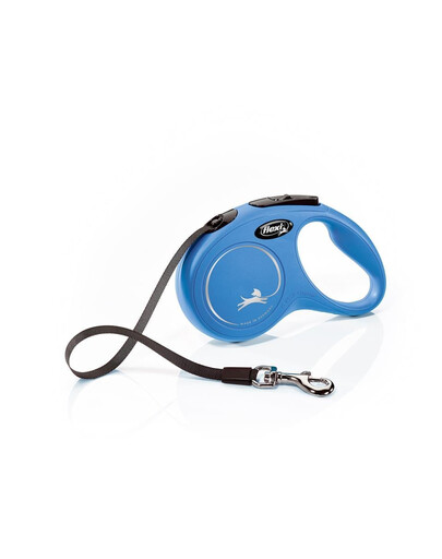 Smycz New Classic S Taśma 5 m do 15 kg