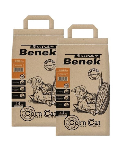 BENEK Super corn cat kukurydziany 7 l x 2 (14 l)