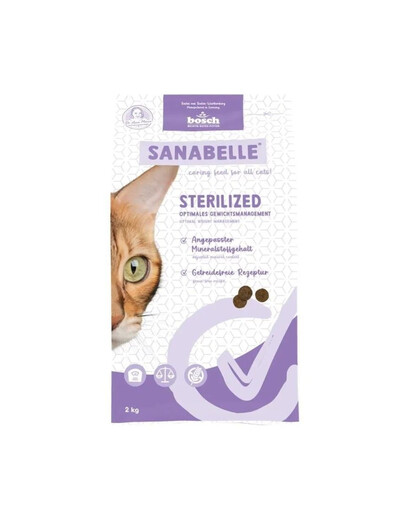 SANABELLE Sterilized 2 kg Krmivo pre sterilizované mačky