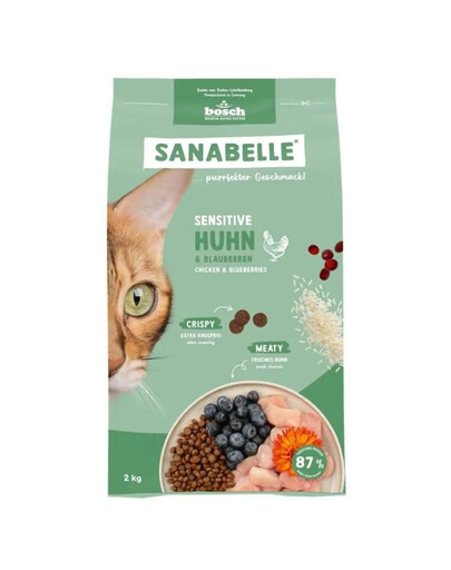 SANABELLE Sensitive 2 kg Krmivo pre mačky s citlivým tráviacim systémom