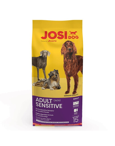 JOSERA JosiDog Adult Sensitive 2x15 kg Krmivo pre psov s citlivým tráviacim systémom