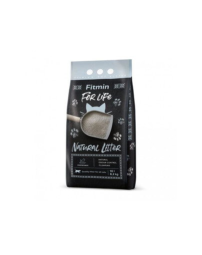 FITMIN For Life Natural litter 10l Prírodný záchodový piesok pre mačky