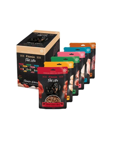 For Life Freeze dried Multipack Mix smaków 6x30 g liofilizowany przysmak dla psów i kotów