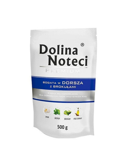 DOLINA NOTECI Premium bohatá na tresku a brokolicu 500 g