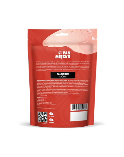 PAN MIĘSKO Králičie tyčinky, maškrty pre psov, 100 g