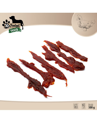 Miękkie filety z kaczki 500 g przysmak dla psa