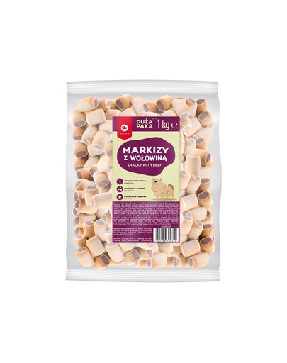 MACED Hovädzie markízové ​​sušienky pre psov 1 kg