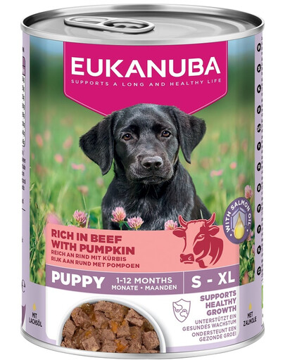 EUKANUBA Life Care Puppy Rich in Beef 400 g Paštéta pre šteniatka bohatá na hovädzinu a tekvicu