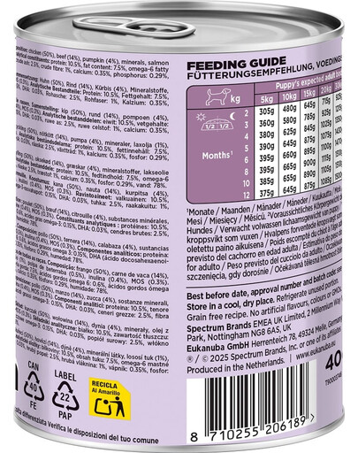 Life Care Puppy Rich in Beef 400 g pasztet dla szczeniąt bogaty w wołowinę i dynię