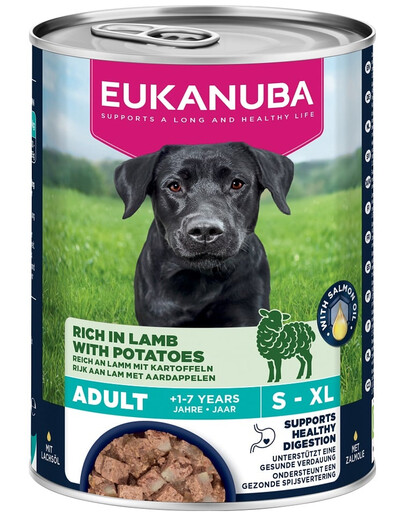 EUKANUBA Life Care Adult Rich in Lamb 400 g Paštéta pre psov bohatá na jahňacinu a zemiaky