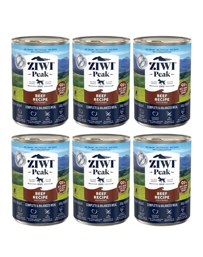 ZIWIPEAK Dog Beef Wołowina 6x390 g