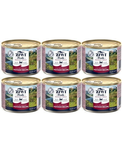 ZIWIPEAK Cat Venison Dziczyzna 6x185 g