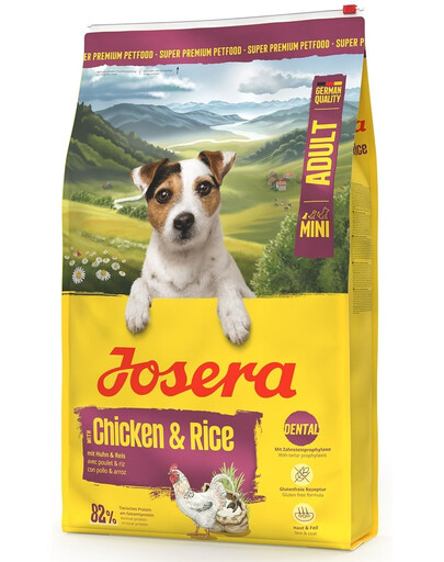 JOSERA Mini Adult Chicken Rice 10kg Krmivo pre psov malých plemien