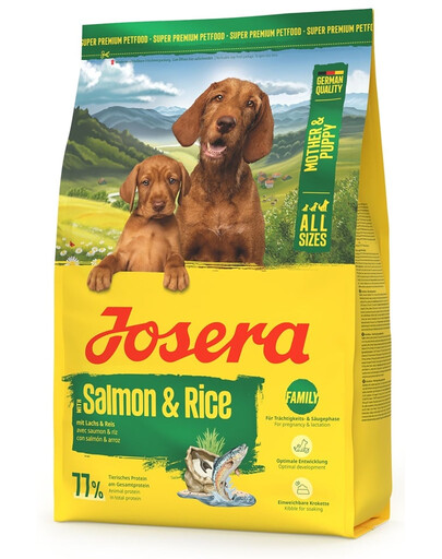 JOSERA Mother and Puppy 3kg Krmivo s lososom a ryžou pre šteňatá