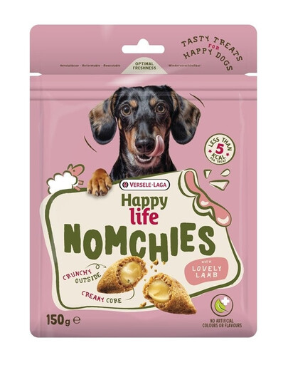 VERSELE-LAGA Happy Life Snack Nomchies Lamb 150g pochúťka podporujúca trávenie