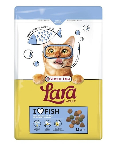 VERSELE-LAGA Lara Adult Salmon 1,9 kg krmivo pre mačky s lososom