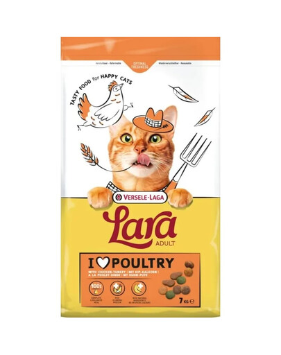 VERSELE-LAGA Lara Adult Turkey and Chicken 7 kg s morčacím a kuracím mäsom pre mačky