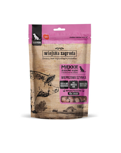 WIEJSKA ZAGRODA Bravčová šunka pre psov 100 g